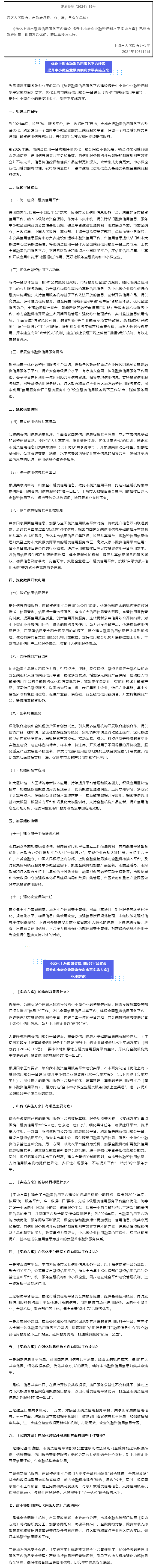 上海市人民政府办公厅关于印发《优化上海市融资信用服务平台建设 提升中小微企业融资便利水平实施方案》的.png