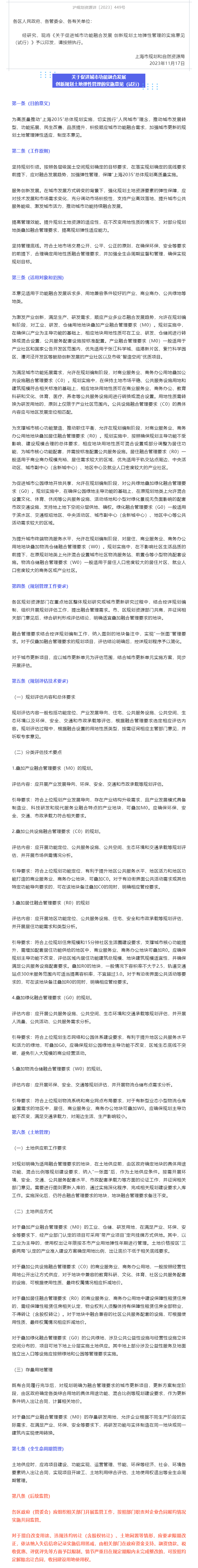 上海市规划和自然资源局关于印发《关于促进城市功能融合发展 创新规划土地弹性管理的实施意见（试行）》的.png